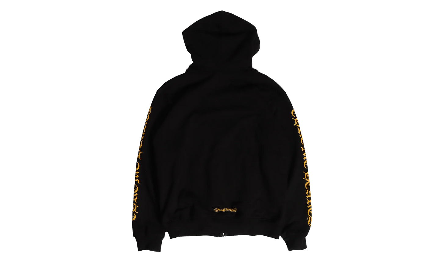 Dagger Logo Zip-Up Hoodie "Black/Yellow" CHRM0820