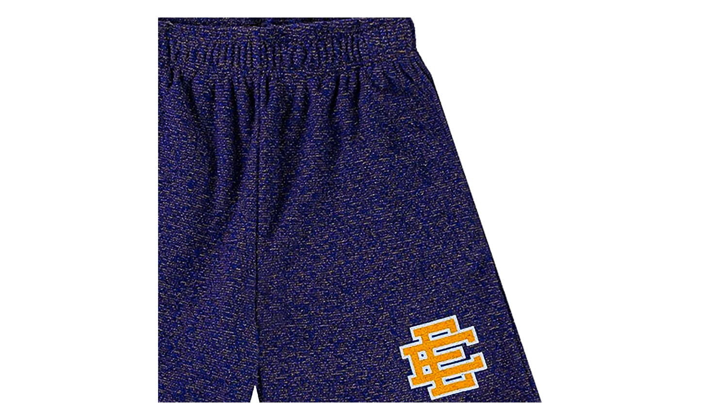 EMANUEL EE BOUCLE SHORT COTTON "Purple/Yellow" EE756
