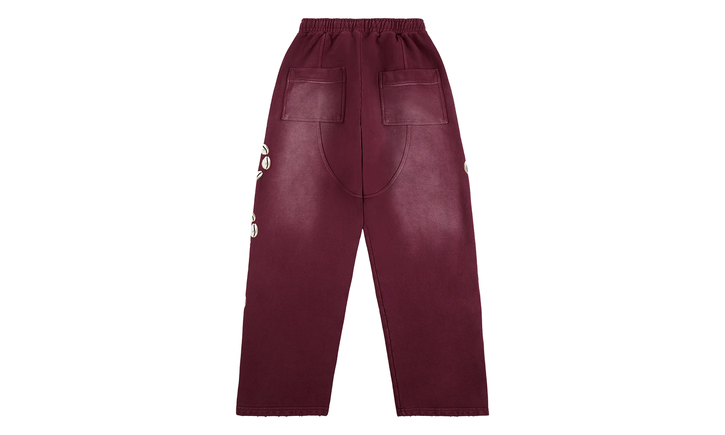 Cowrie Shell Sweatpant "Maroon" BAR27