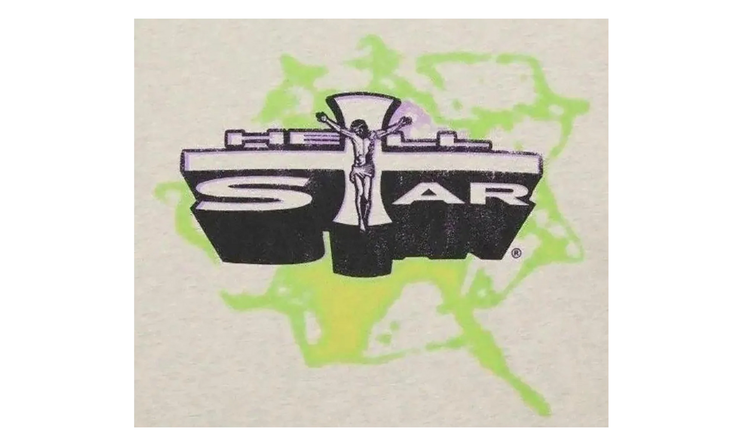 Jesus Emblem T-Shirt "Grey / Green / Purple" HSR218