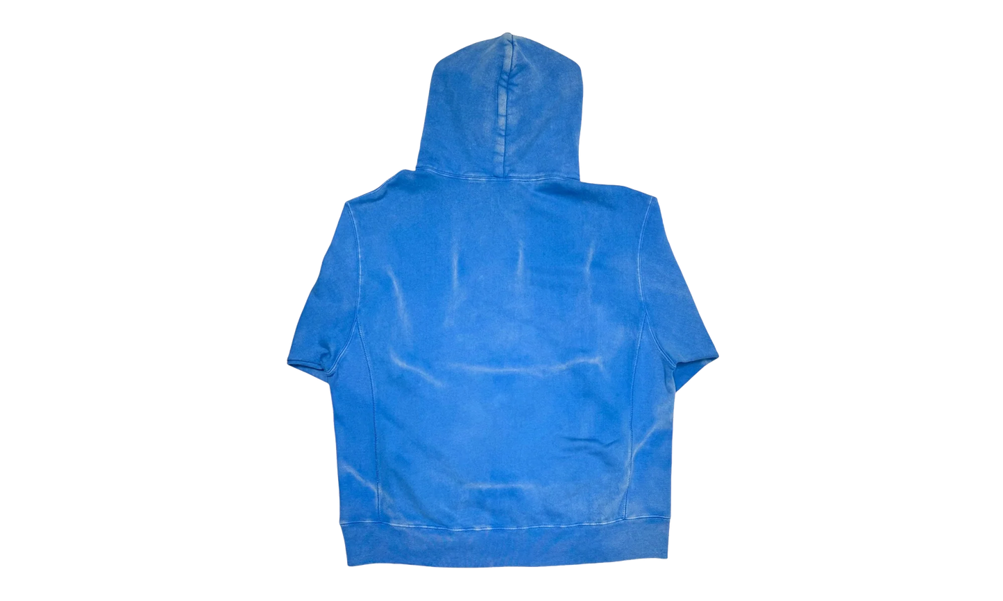 Vintage French Logo Hooded Sweatshirt "Blue" GD114
