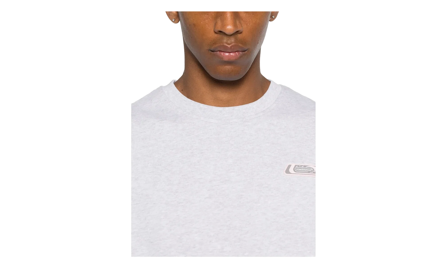 PVC Patch Grey Marle Jersey T-Shirt "Grey" MAW25 JTS 044 02