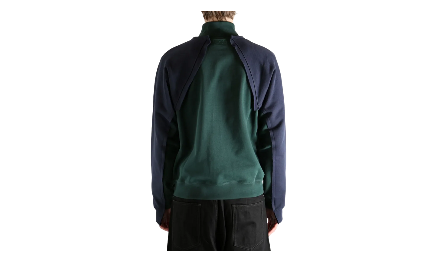 Patched Zip-Up "Emerald Green/Navy" UH76ZU760EN EMER