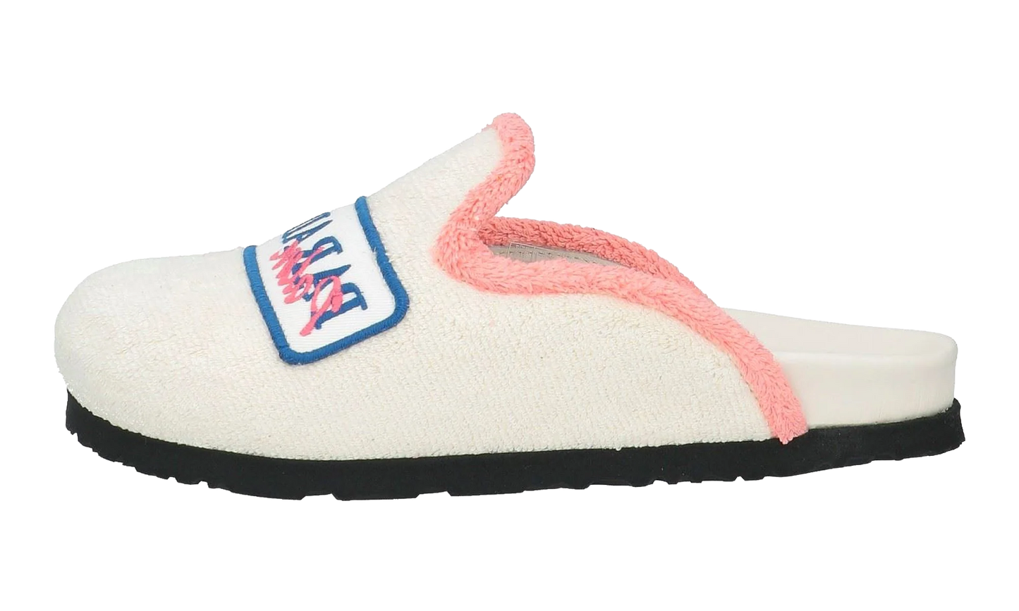 Trouble In Paradise Terry Cloth Mules "Cream" 17714994IU