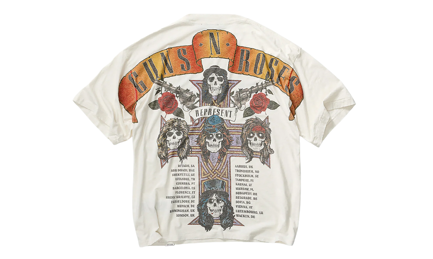 Guns N Roses Tour SS Tee "White" MLM100757-FW