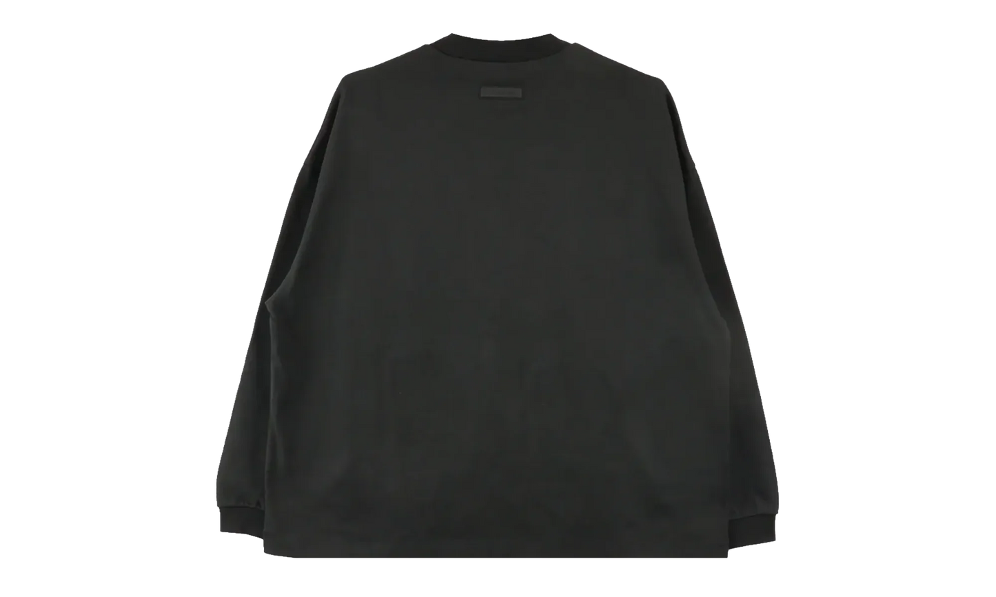 Heavy Jersey Long Sleeve Tee Shirt "Jet Black" 125SP242014F
