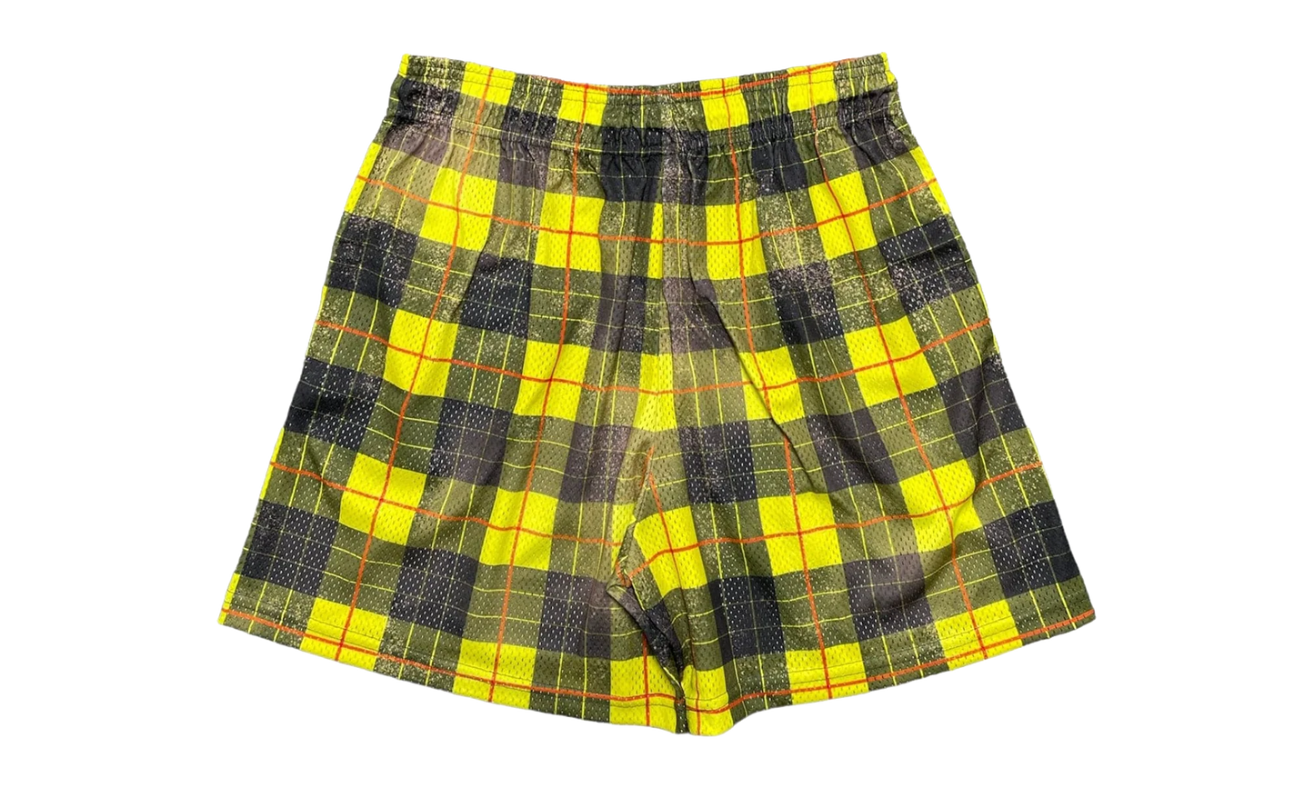 EE Basic Shorts "Plaid - Yellow / Black" EE148
