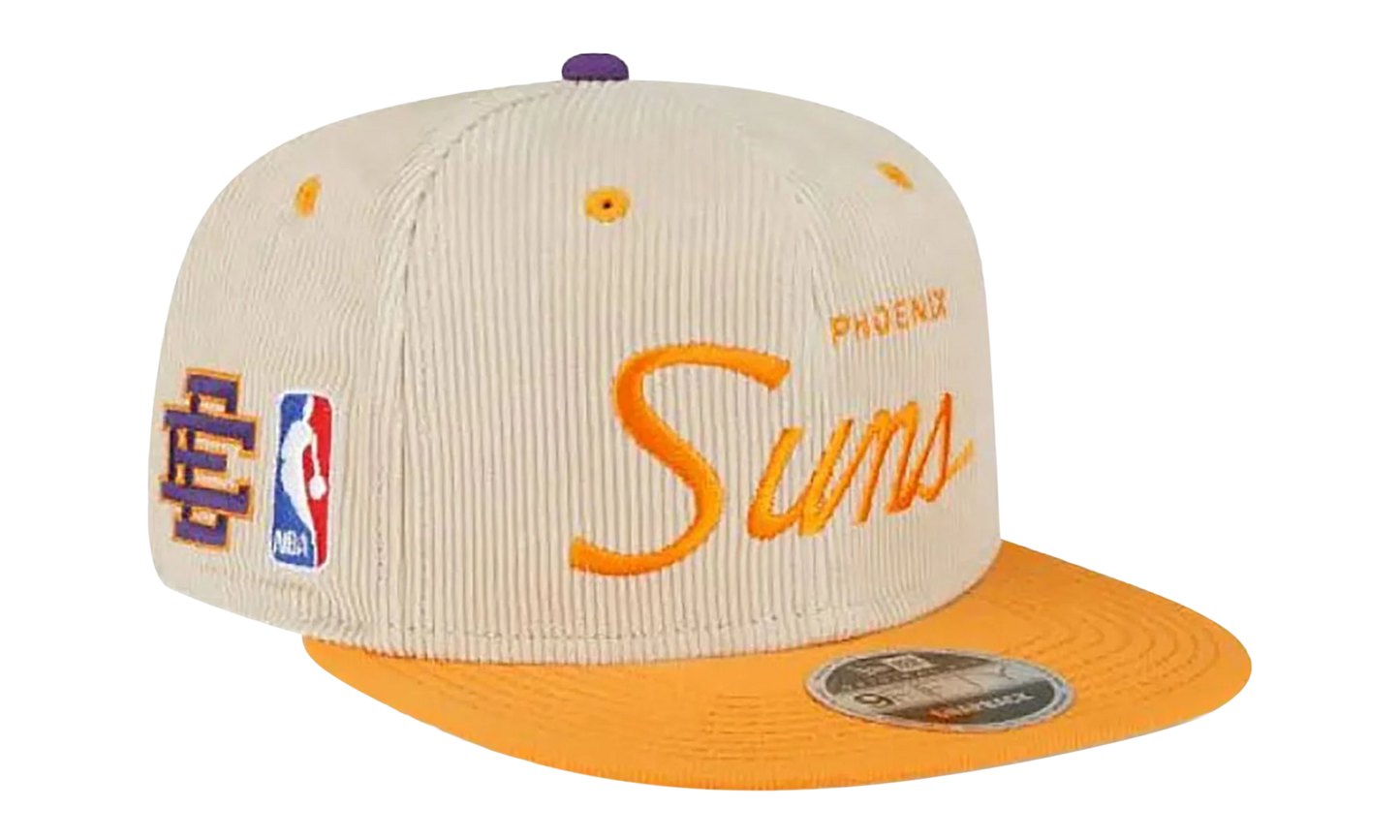 9FIFTY NBA PHOENIX SUNS SNAPBACK HAT "ERIC EMANUEL - Cream/ Orange" EE435