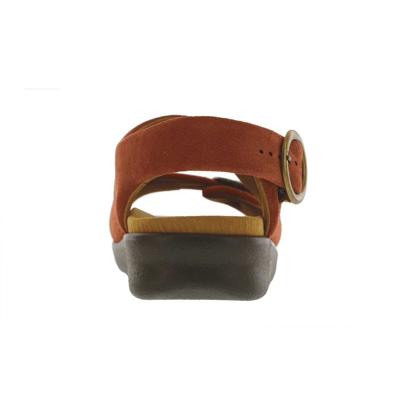 Women's Relaxed Heel Strap Sandal in Rust