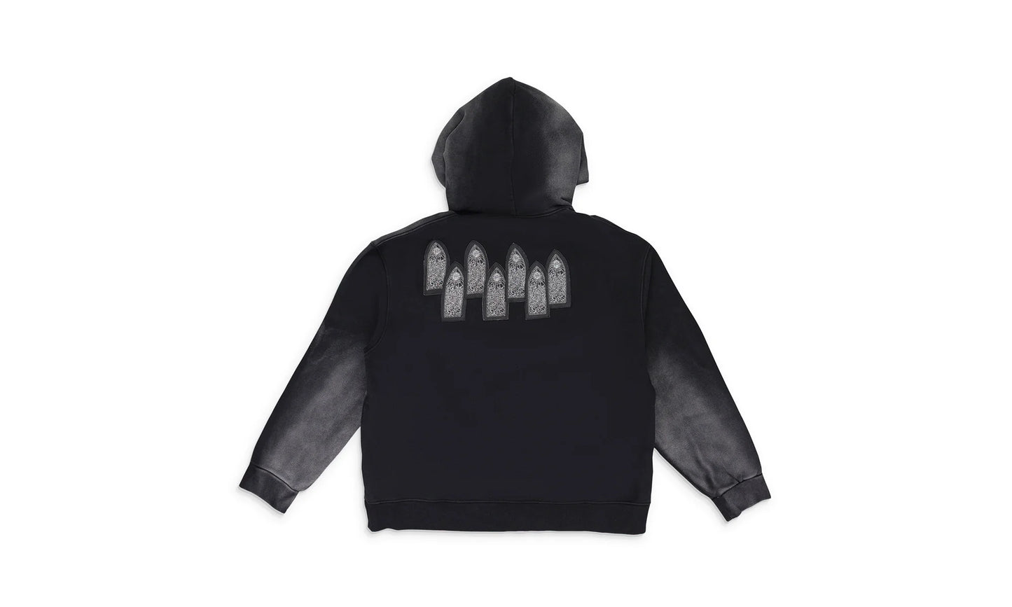 Faded Pullover Hoodie "Black" 1110080002FW24