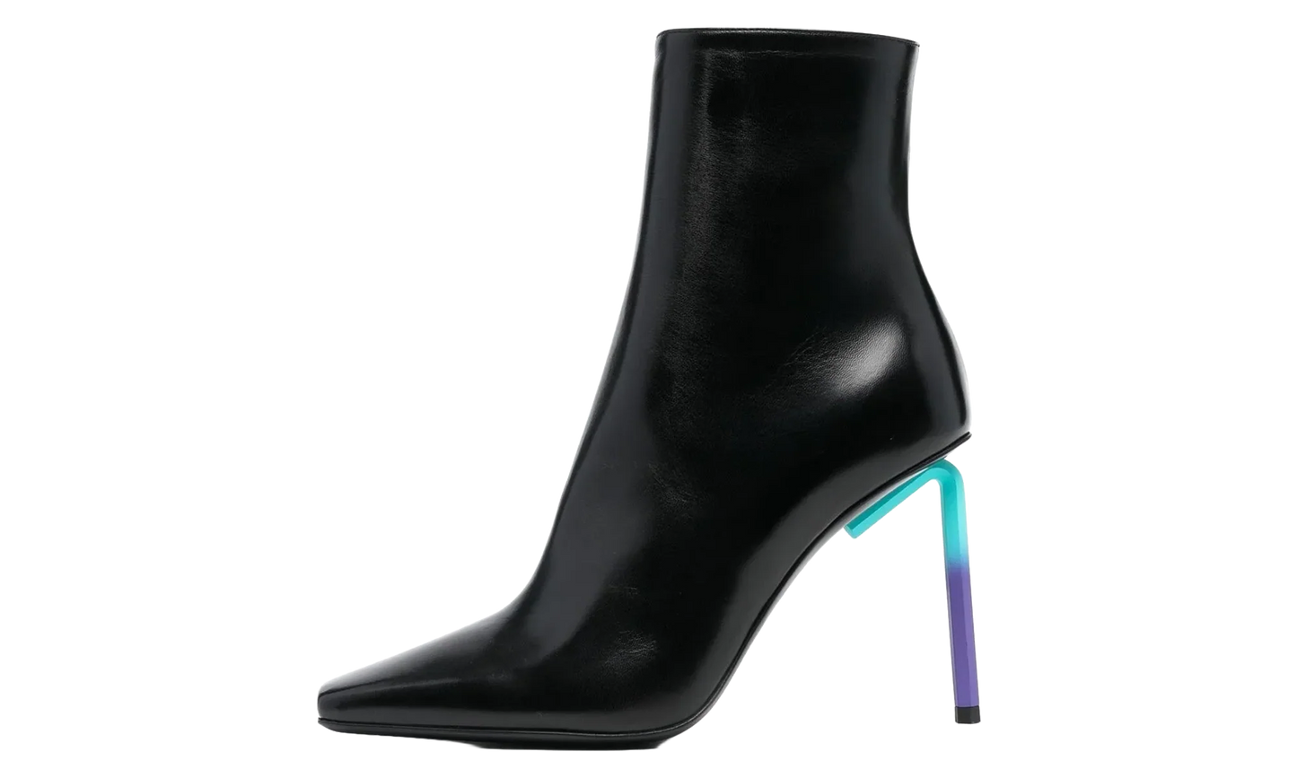 Nappa Grad High Allen Ankleboot WMNS "Black Blue" OWID014F22LEA0021045