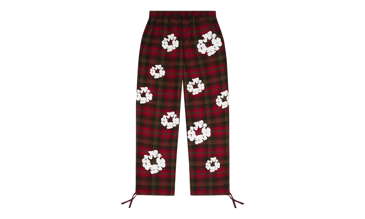 Wreath Pajama Pants "Red" DT383