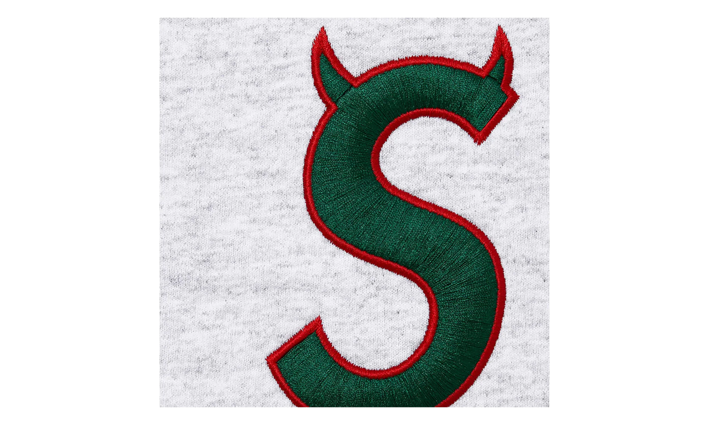 Devil S Logo Zip Up Hooded Sweatshirt "SS26 - Heather Grey" SU27312