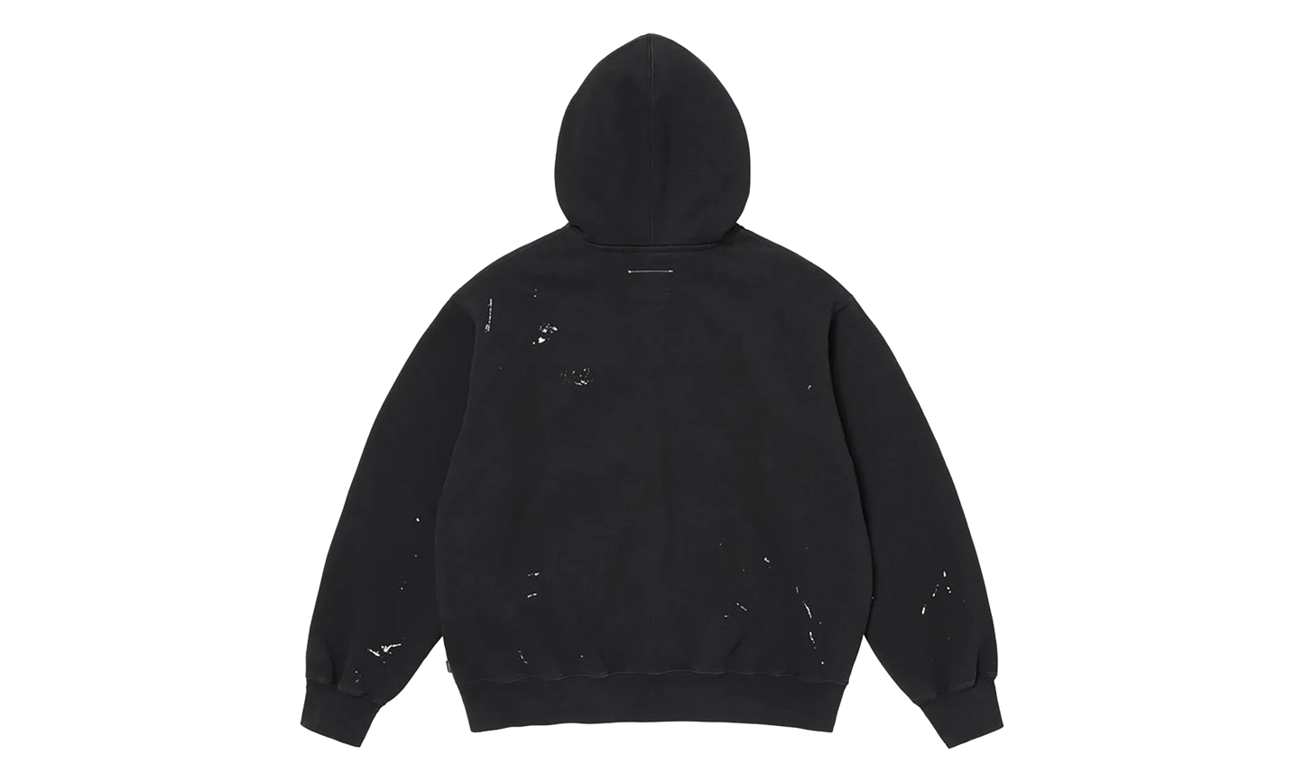 MM6 Maison Margiela Box Logo Zip Up Sweatshirt "SS26 - Black" SU27169