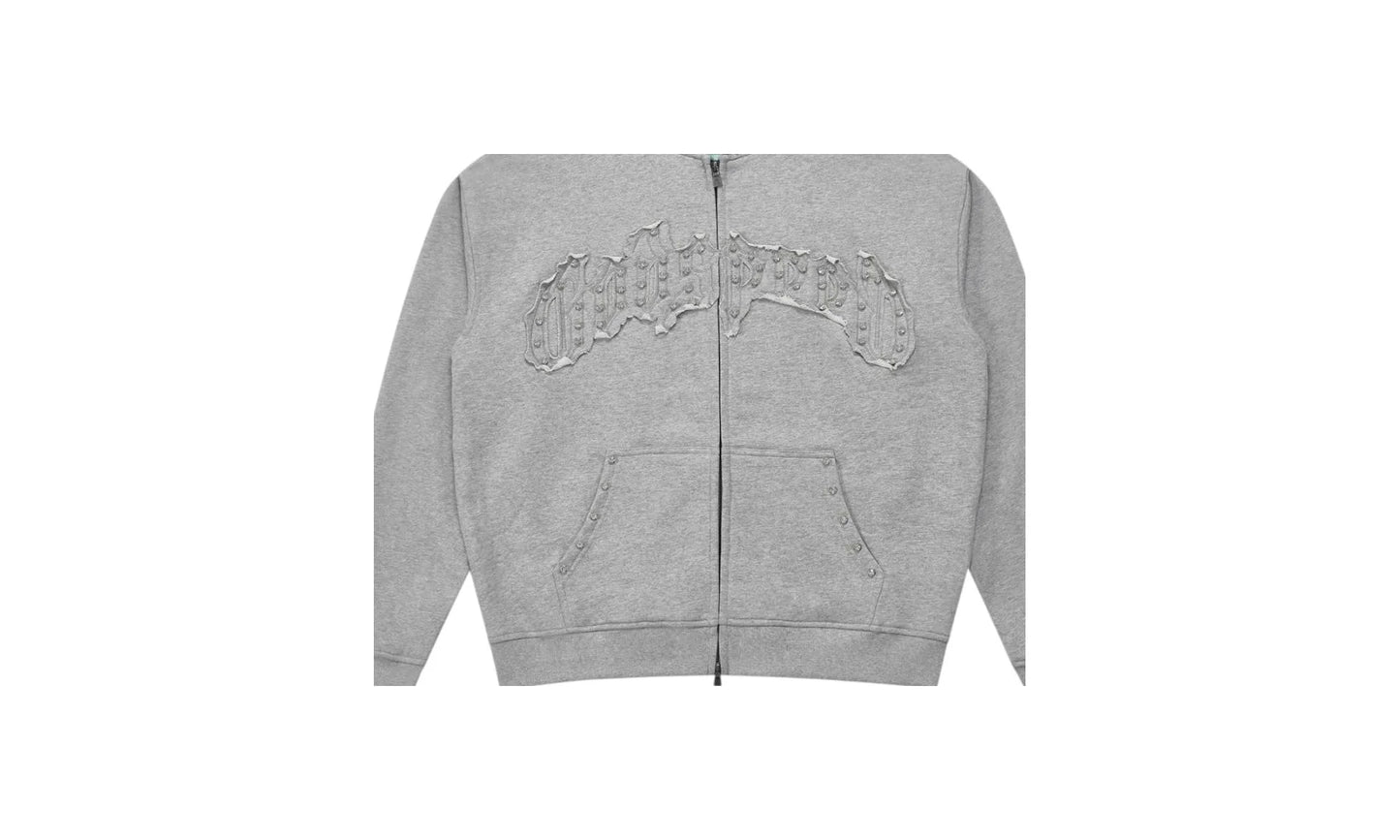 Symmetric Studded V2 VVS Hoodie "Heather Grey" KN0XKR6T