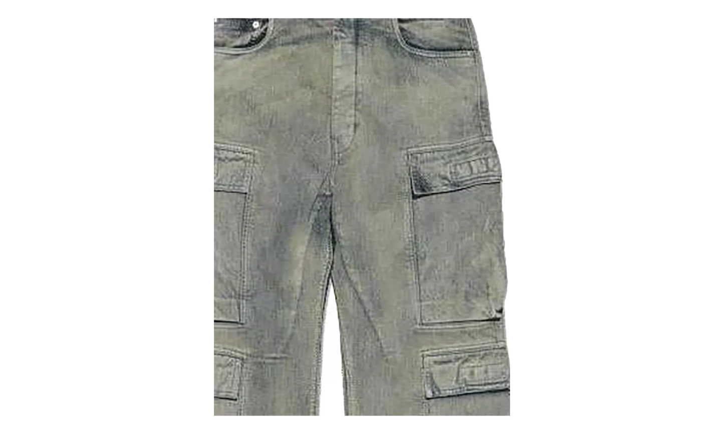 Double Cargo Jeans "Blue Faded Wash" DU02E7361 DMP BLUE