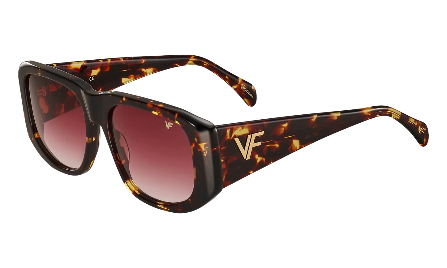 Bully Acetate "Brown Tortoise / Burgundy Gradient" MPBY2 0005 3A2