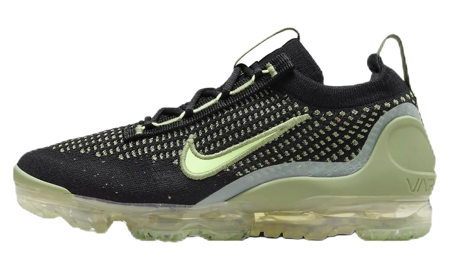 Air VaporMax 2021 Flyknit GS "Black Vintage Green" DB1550 010