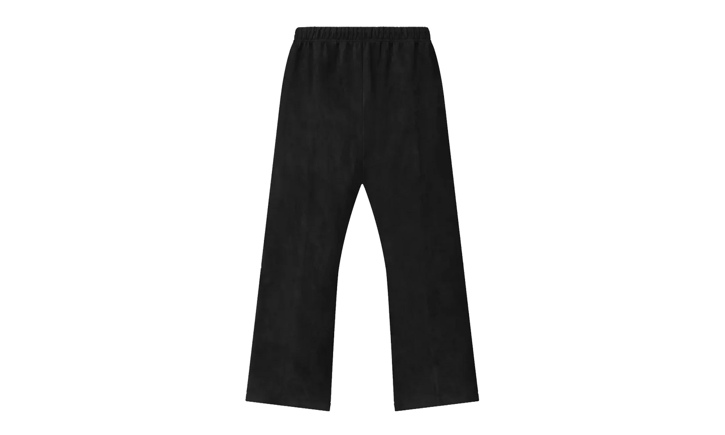 Suede Fleece Flare Pants "Vintage Black" 130HO258301F