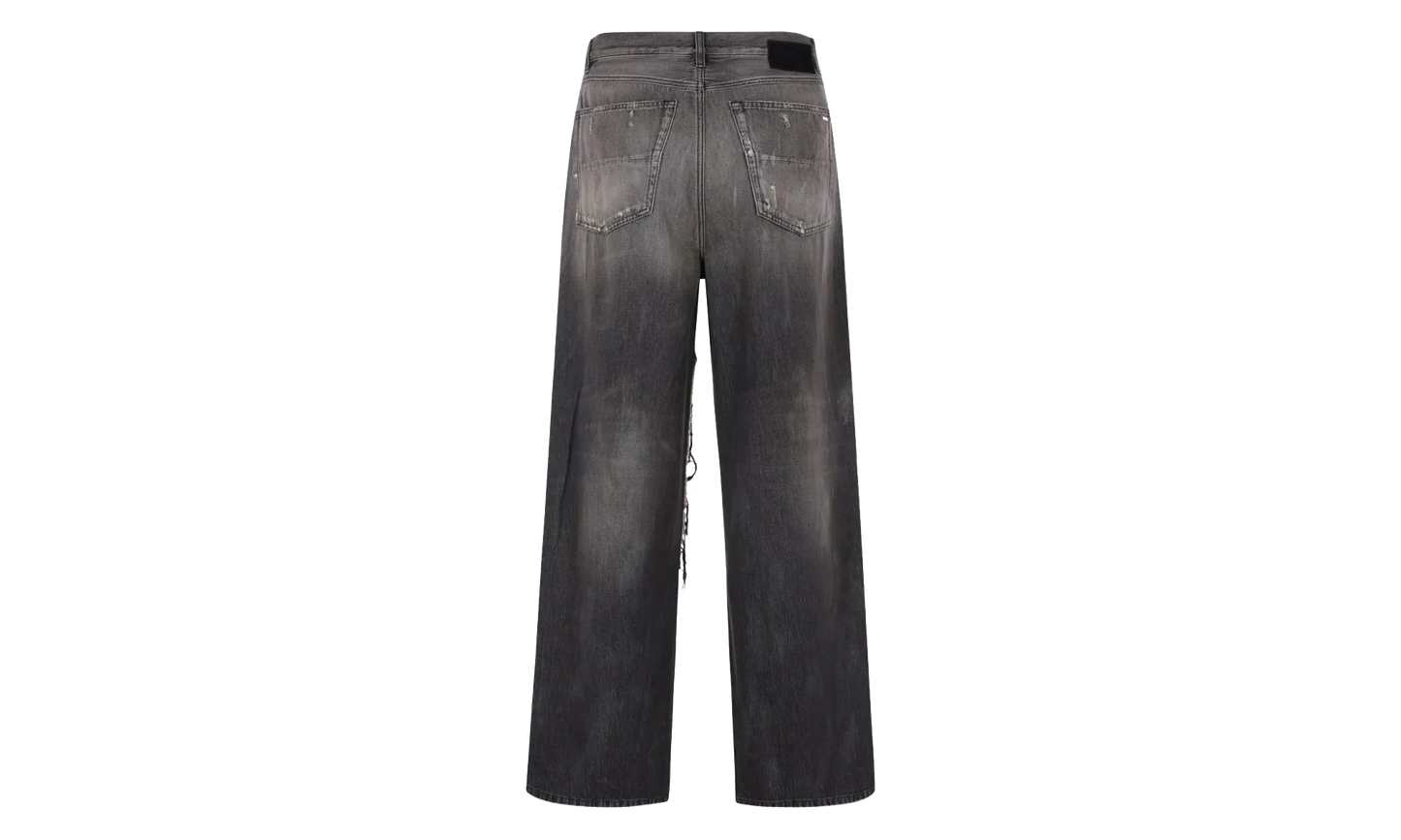 Carpenter Repaired Baggy Jean "Crafted Black" AMBMJE1006 680
