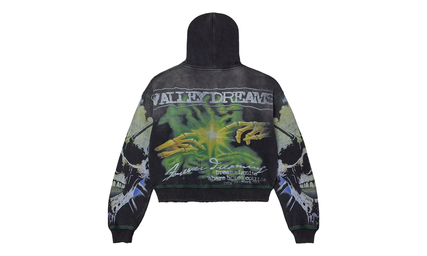 Gravedigger Zip Up Hoodie "Black" VALE 11 007 VFGZUB BK