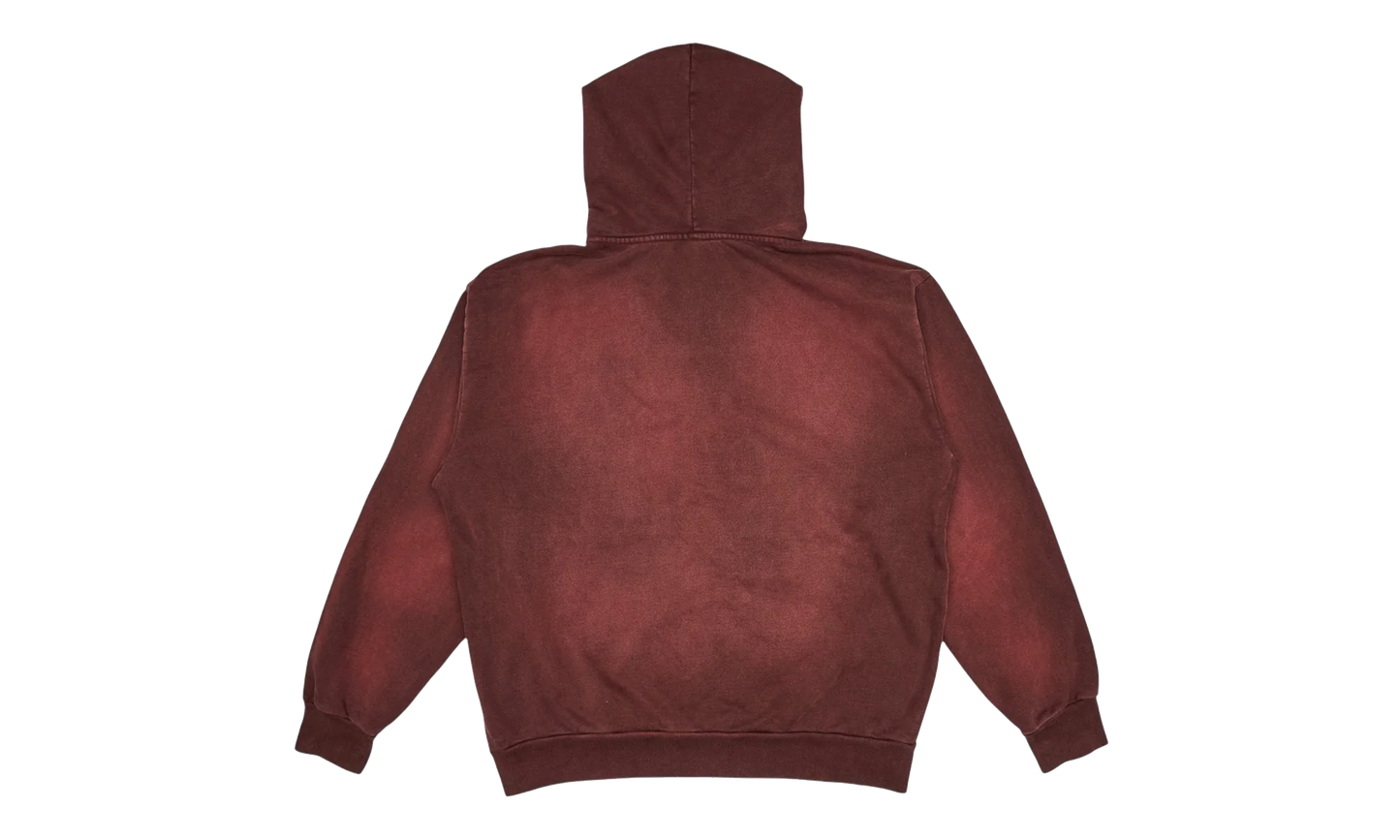 Travis Scott Fanatics Fest Houston Teams Zip Up Hoodie "Brick Red" TSUC58