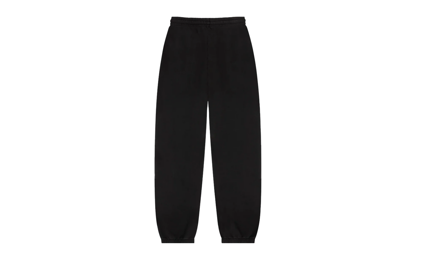 Metallic Gold Script Sweatpants "Black" DT283