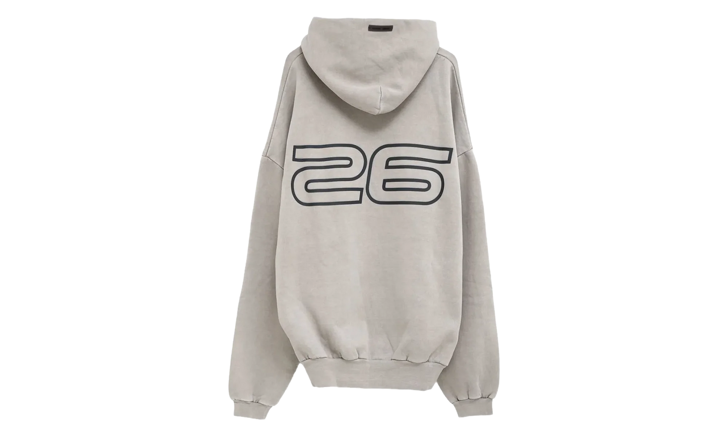 Heavy Fleece 90s Hoodie "Smoke Grey" 192HO256561F