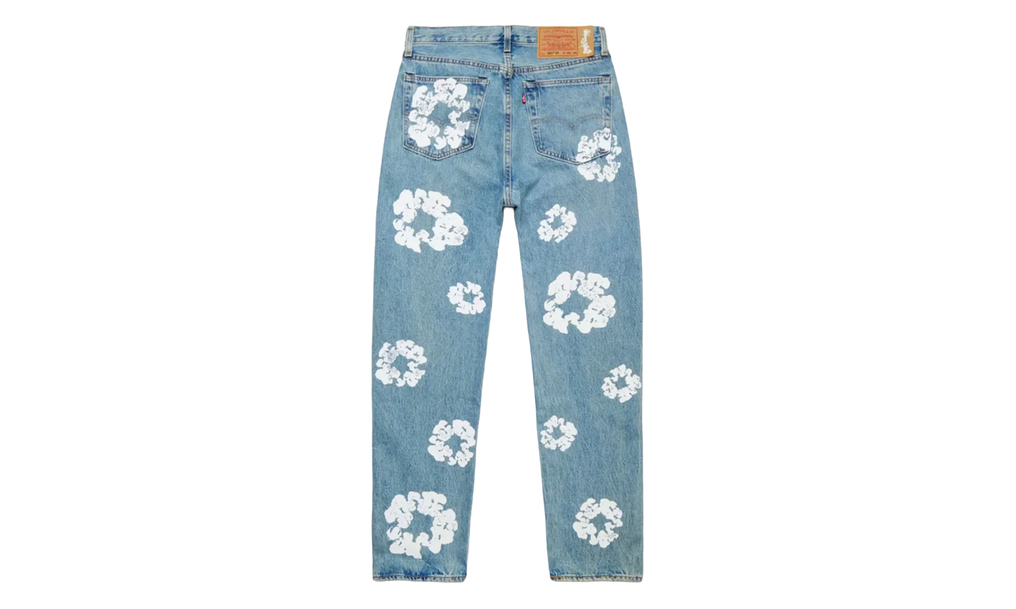 Denim Tears x Levi's Cotton Wreath Jeans "Light Wash" DT484