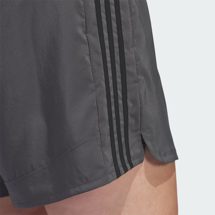 Women's adidas Pacer 3-Stripes Woven Shorts (Plus Size)