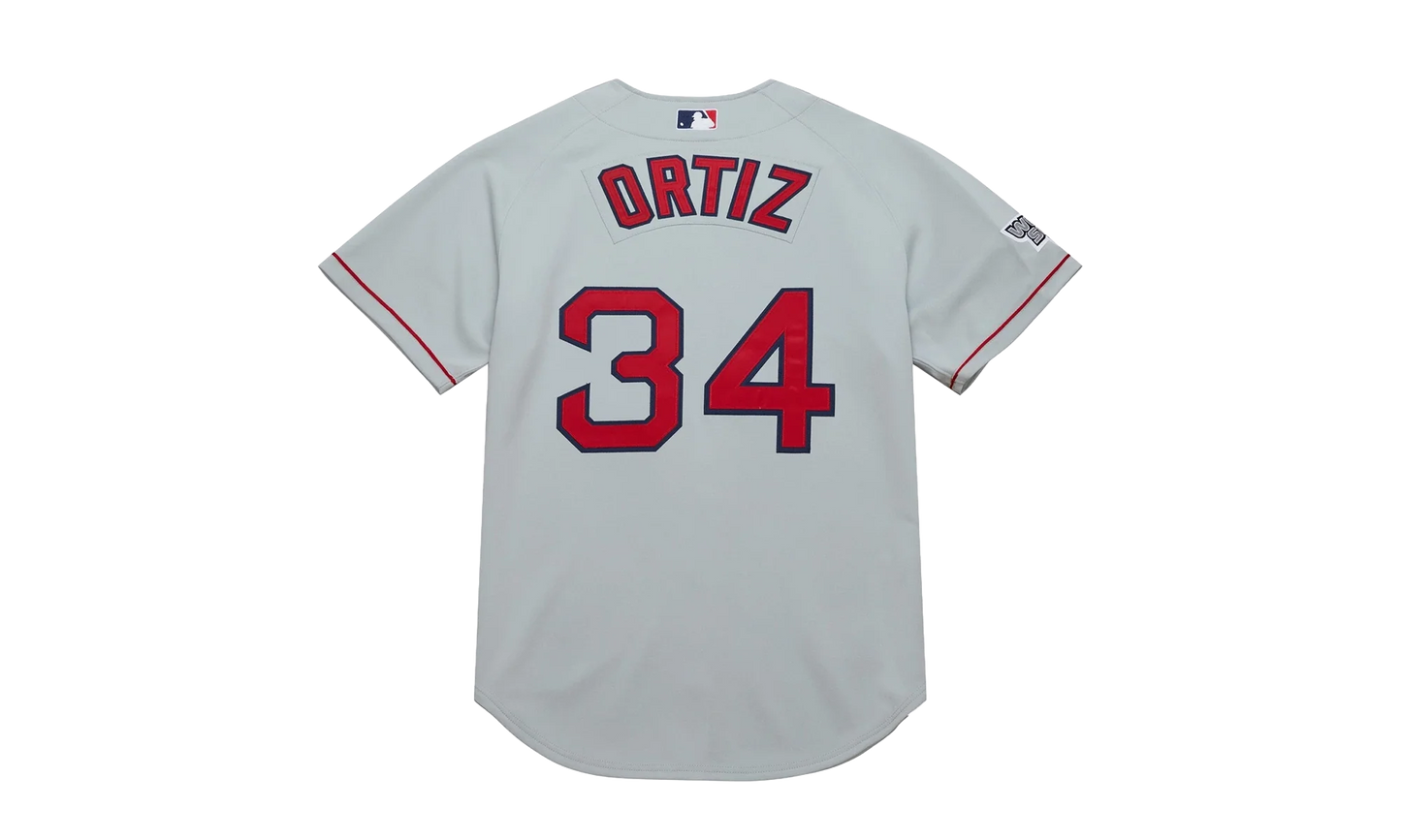 MLB David Ortiz Jersey "2004 Boston Red Sox – Chrome" AJY17181 BRS04DORCHRM