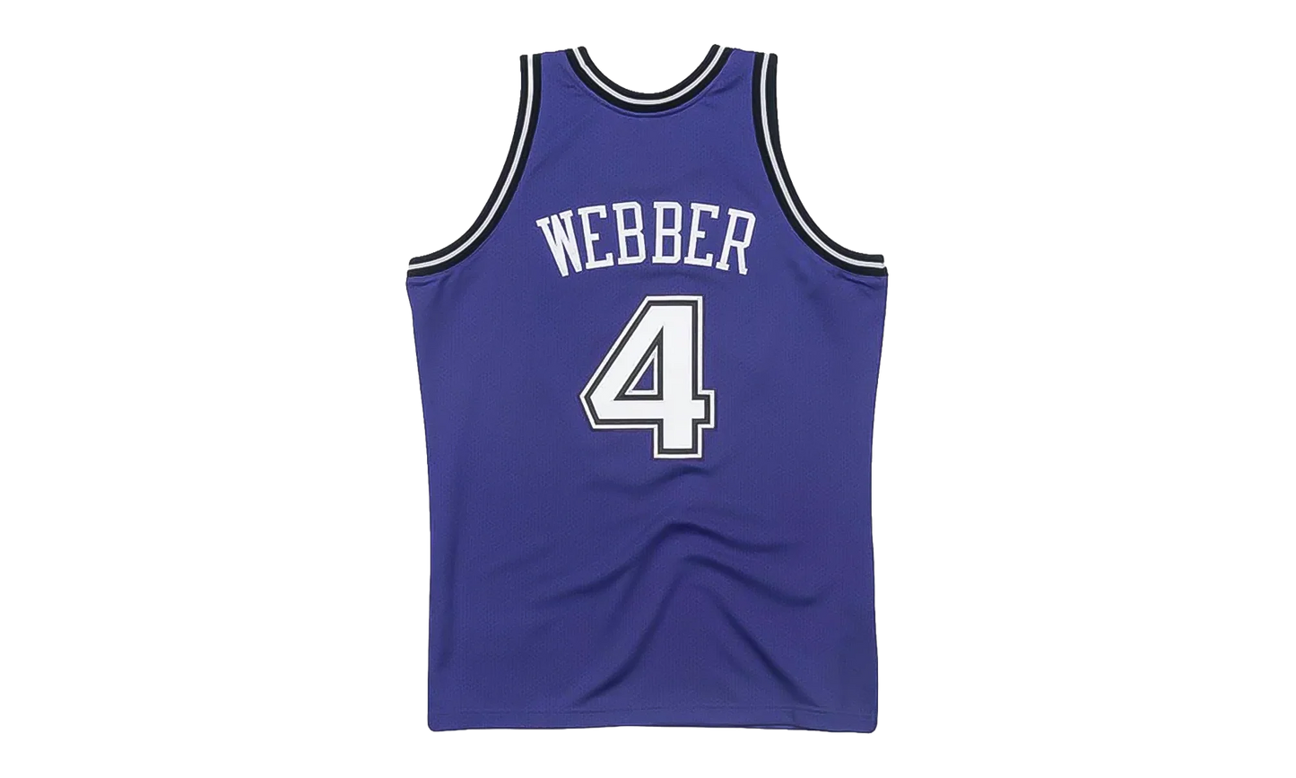NBA Chris Webber Authentic Jersey "Sacramento Kings - Purple" BA64UZ SKI L CAW