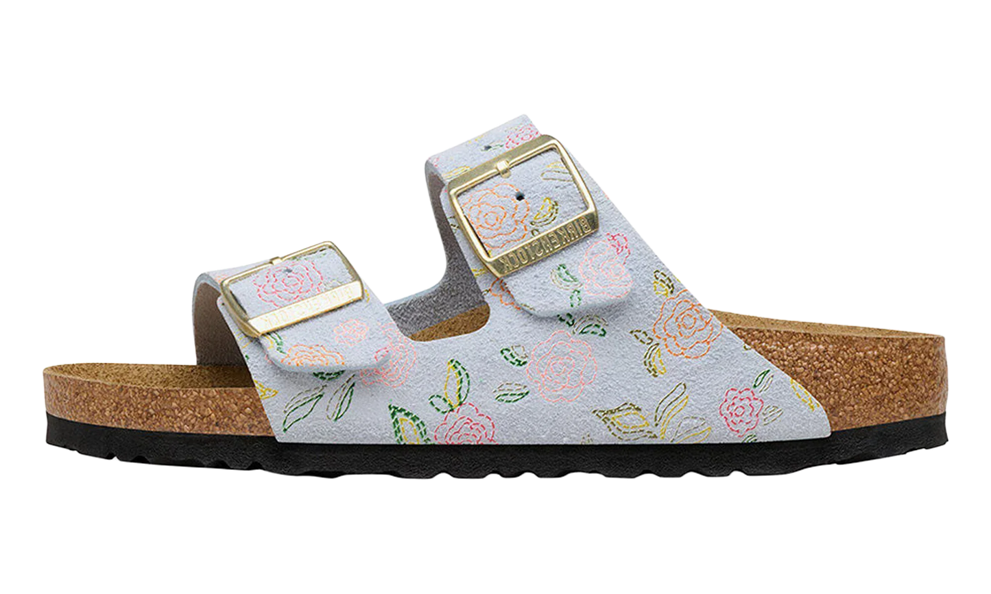 Arizona Suede "Baby Blue Flower Print" 1031737