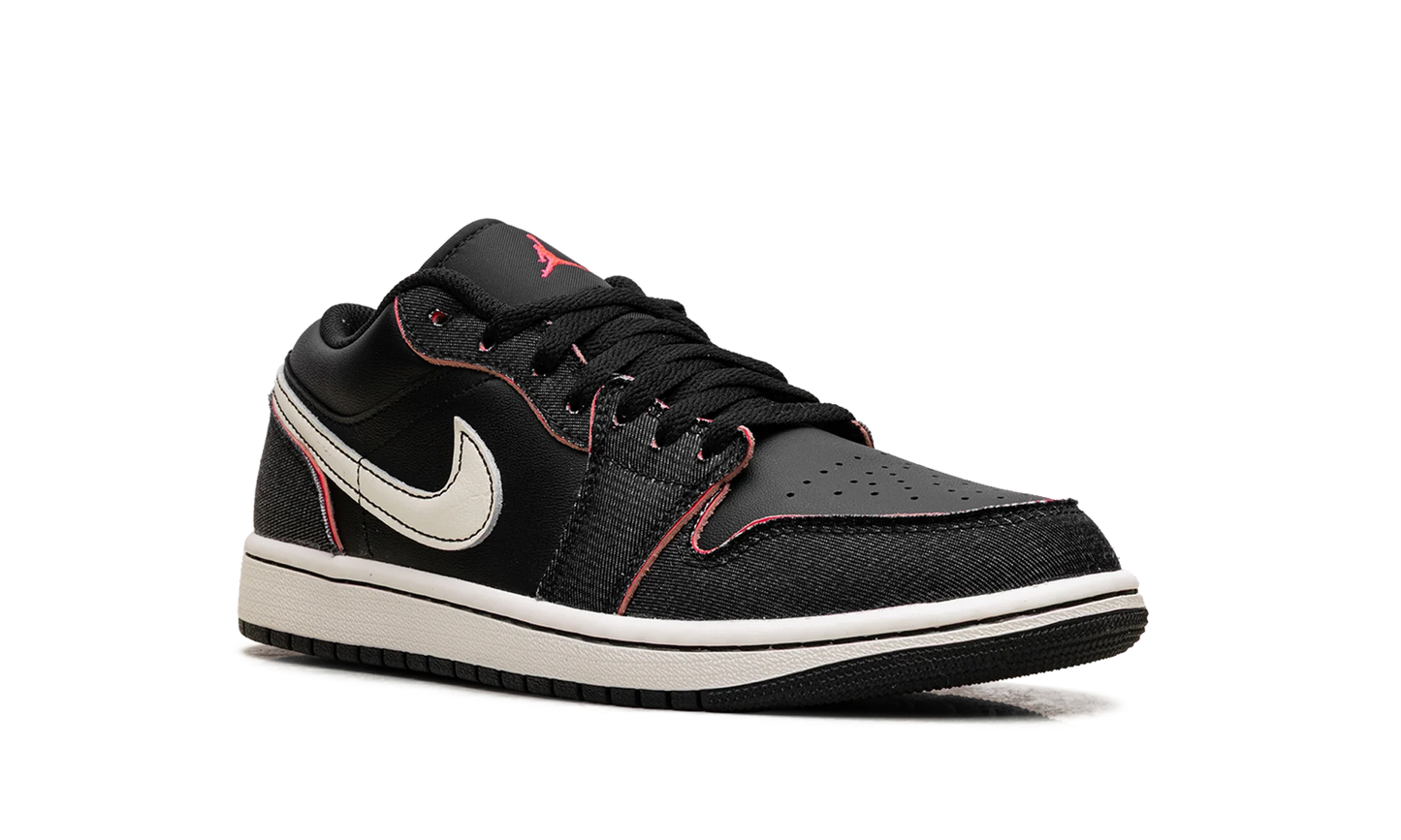 Air Jordan 1 Low SE "Black/Black/Racer Pink/Pale Ivory" IR0842 010