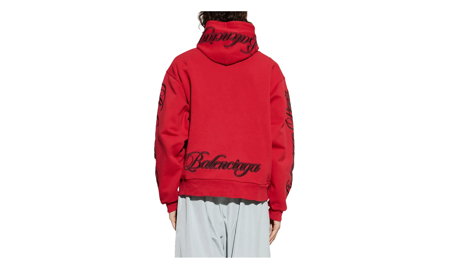 Oversized Hoodie "Red / Black" 858143 TTVM8 6167