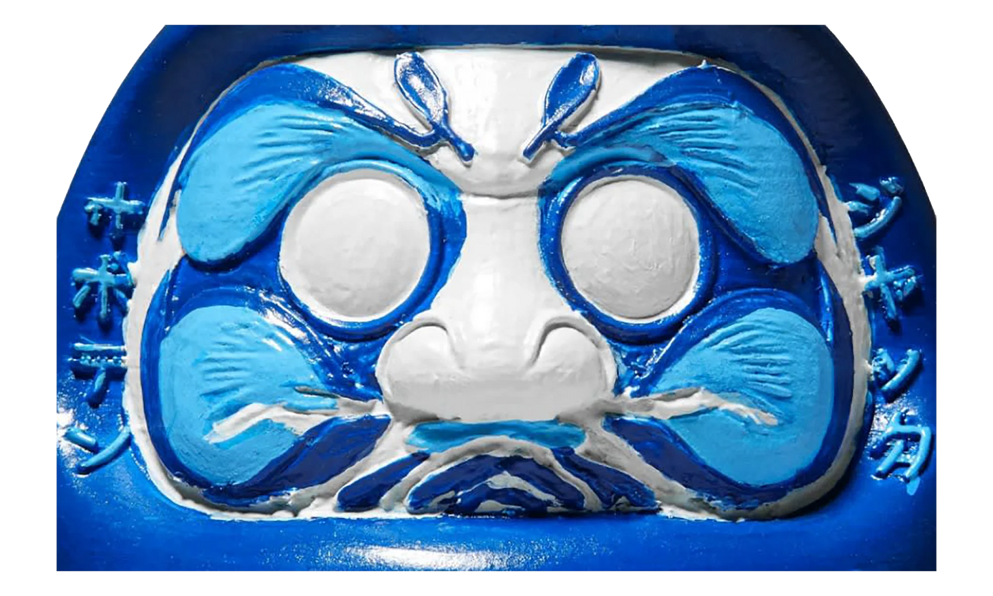 Travis Scott Cactus Jack x Fragment Daruma Doll "Blue" CPFM39