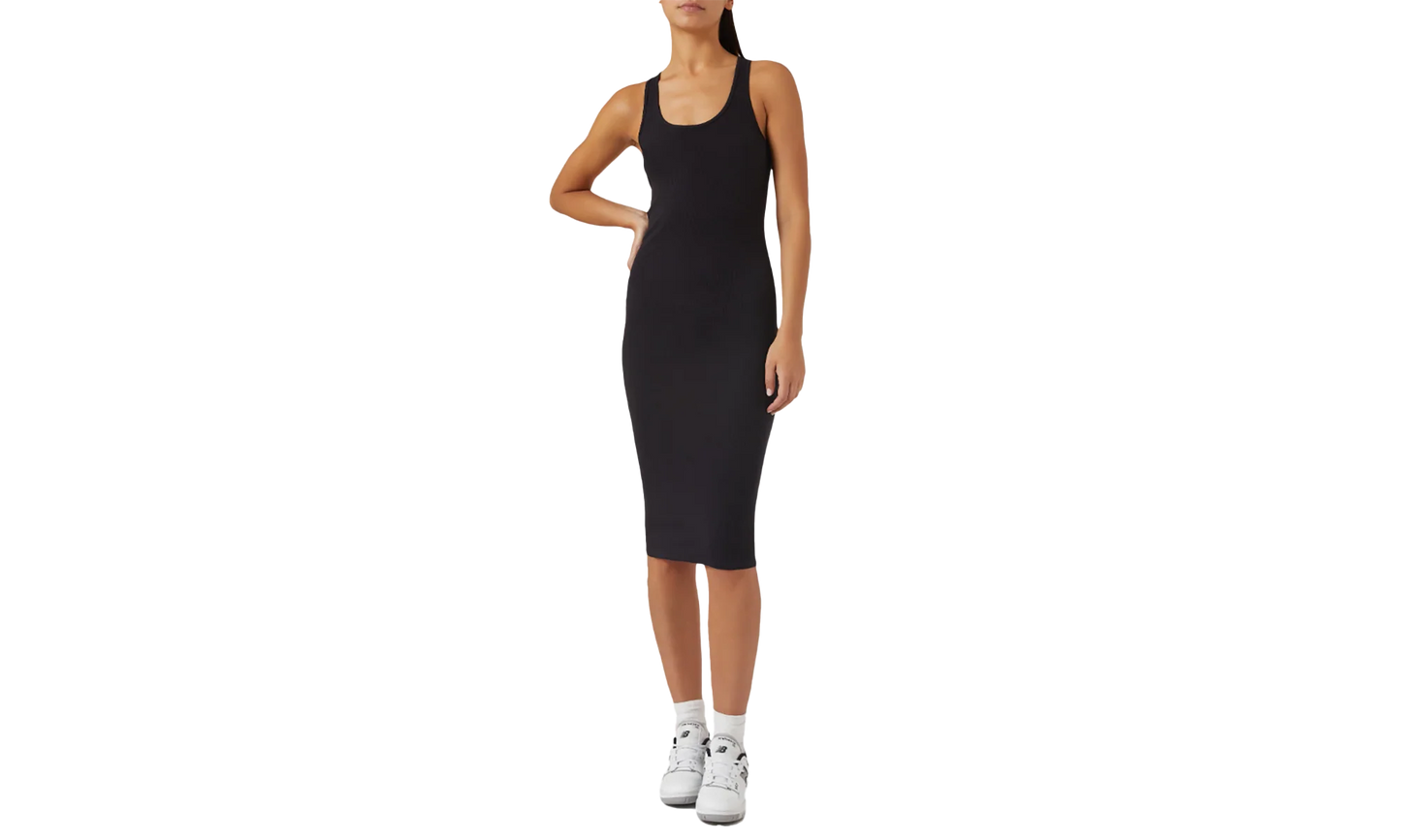 Anthea Black Midi Dress WMNS "Black" KITH23