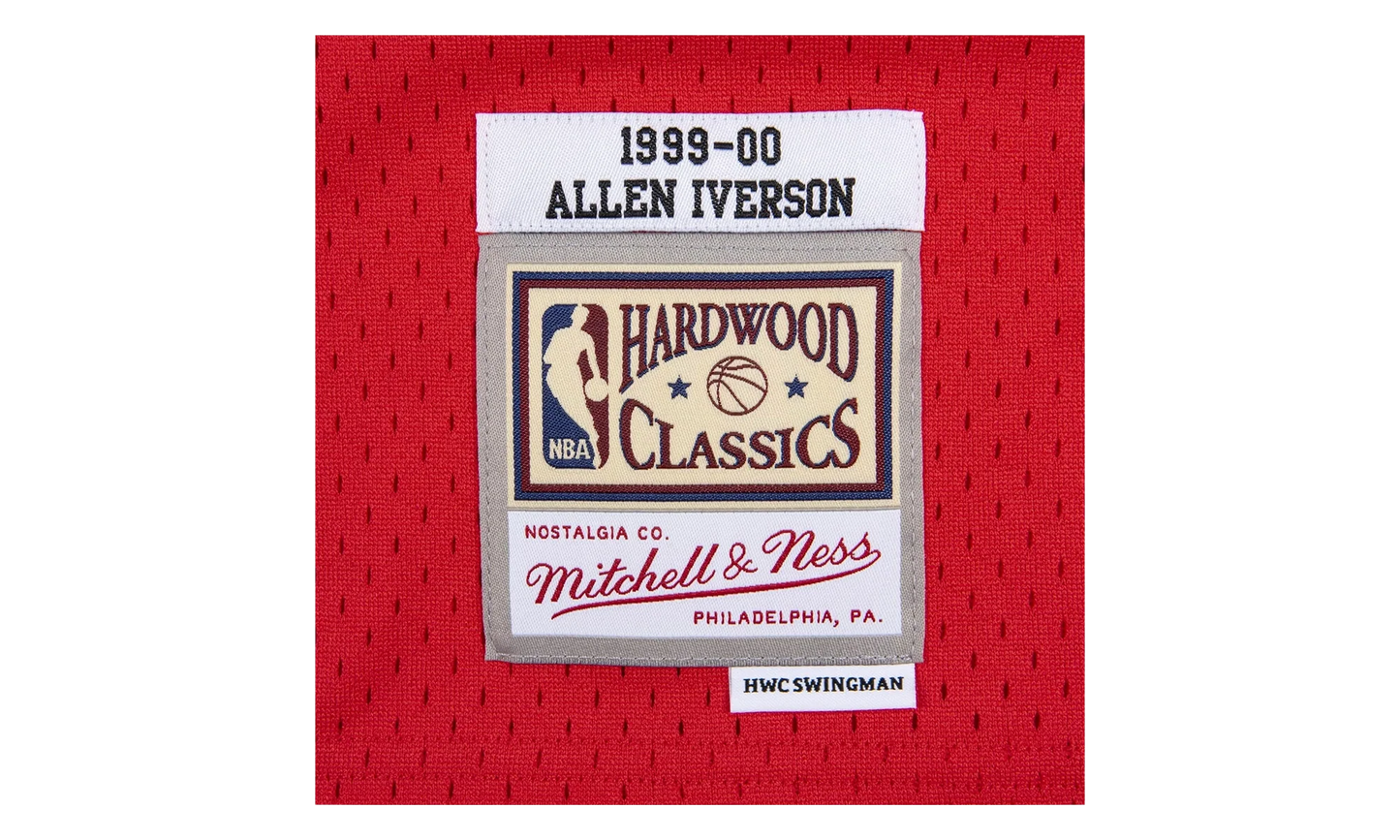 NBA Allen Iverson Reload Swingman Jersey "1999 Philadelphia 76ers - Red" SMJYCP19267 P76RED199AIV