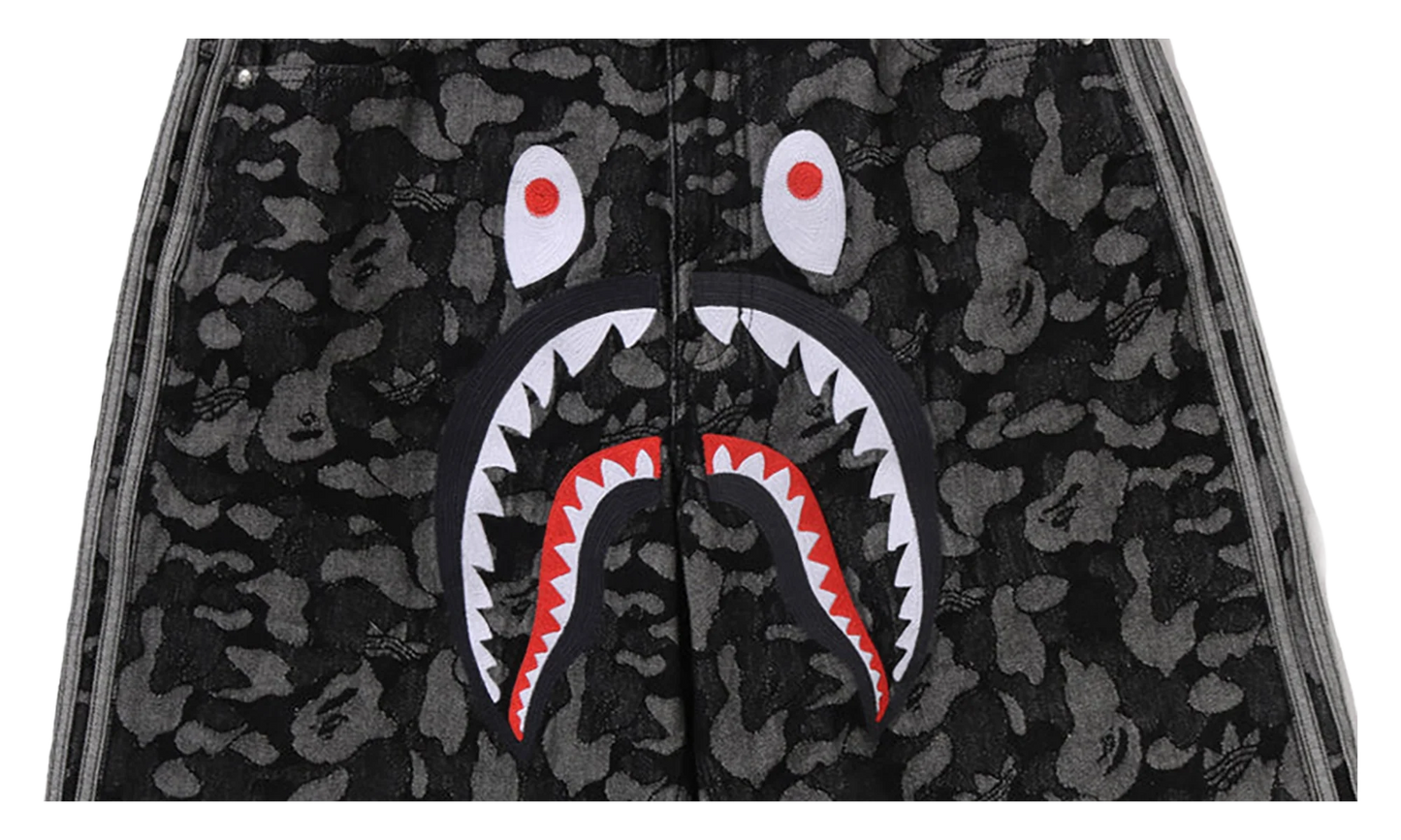 Shark Denim Jorts "Bape - Black" KF4917