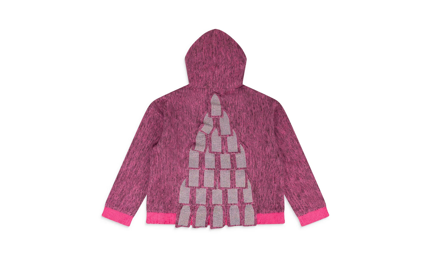PYRAMID HOODED SWEATSHIRT "Red" WDWMHDS 0024