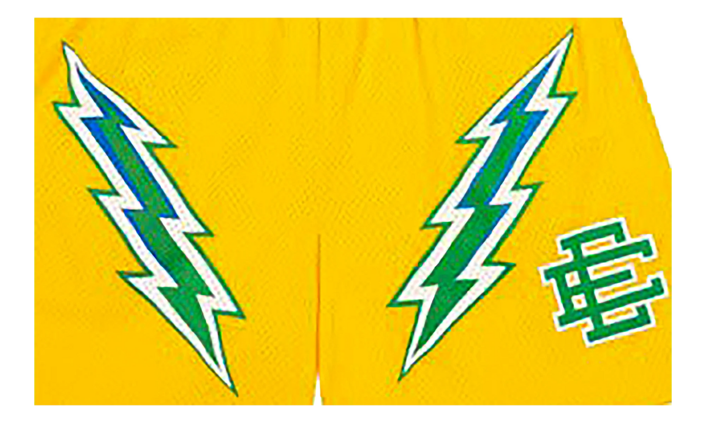 EE Basic Shorts "Yellow Bolt" EE277