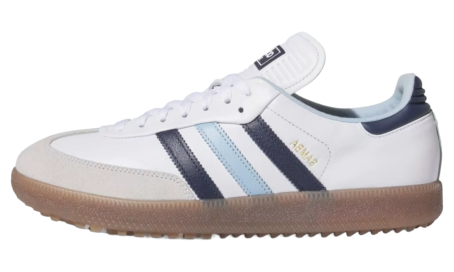 Samba Spikeless Golf "White / Night Indigo" JP8650
