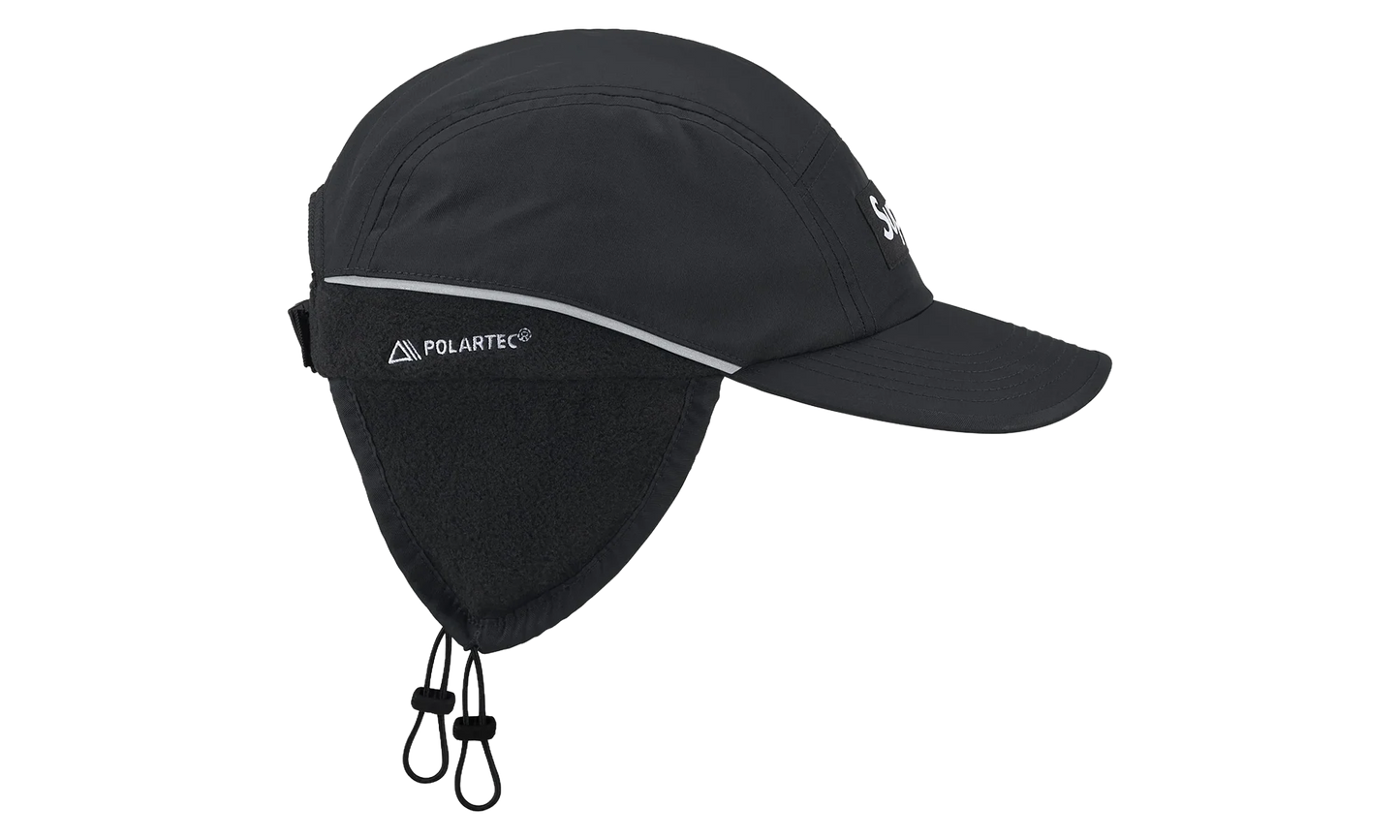 Polartec® Lined Packable Earflap Camp Cap "FW25 - Black" SU26946