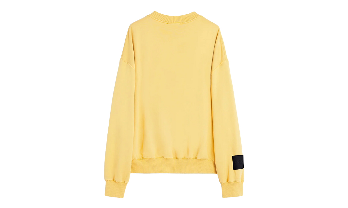 PRINTED COTTON SWEATSHIRT "Yellow" RU SS0016 J120 P24 810