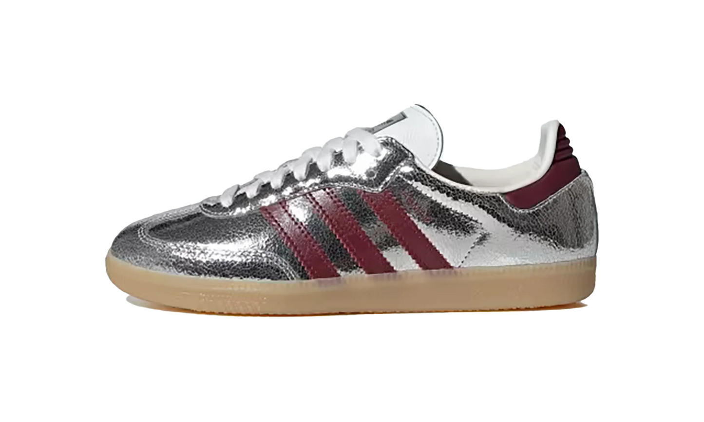 Adidas Samba OG WMNS "Silver Metallic - Shadow Red" KI9386