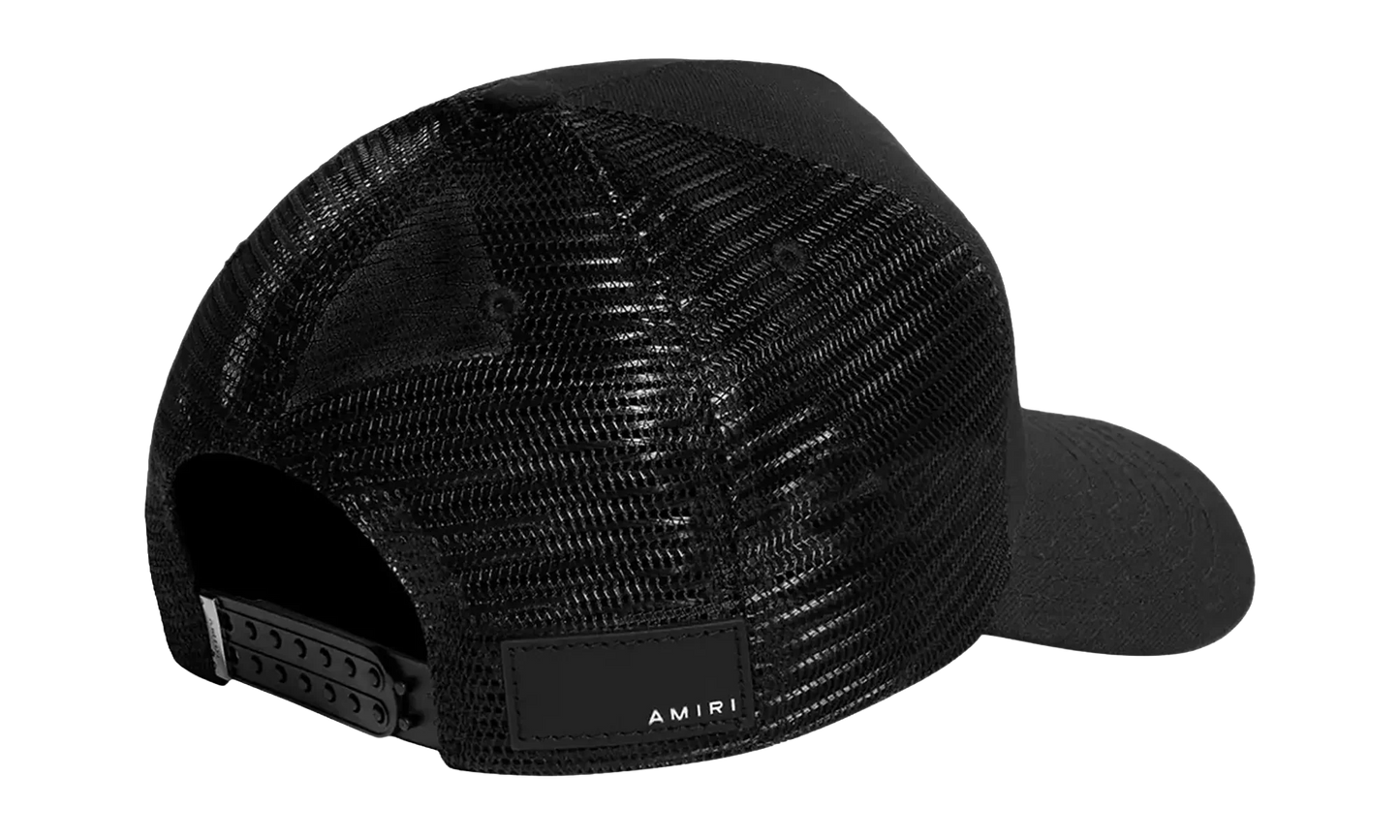 Core Logo Trucker Hat "Black / Dusty Blue" PF22MAH001 803 BLAC