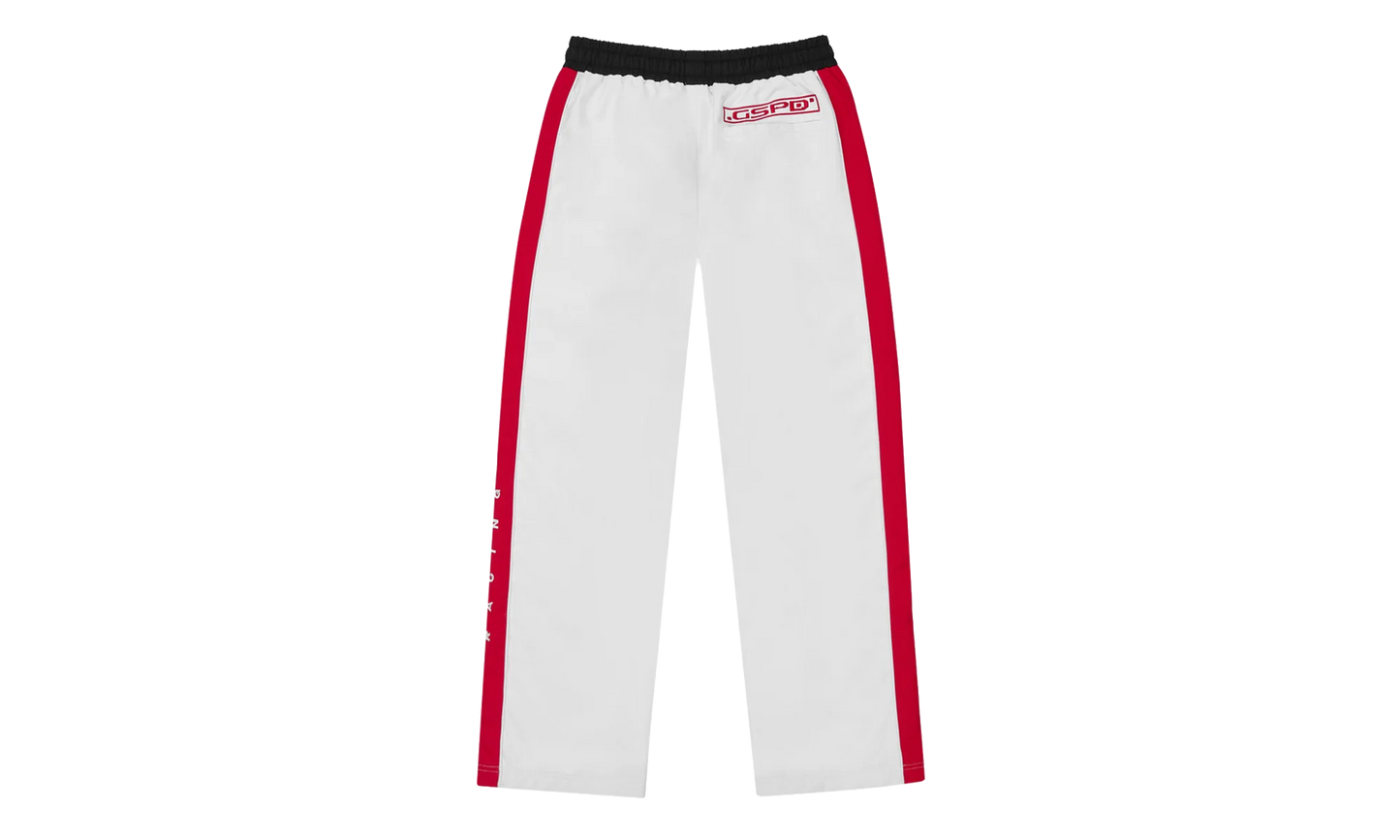 GRC Track Pants "White / Black / Red" GS083