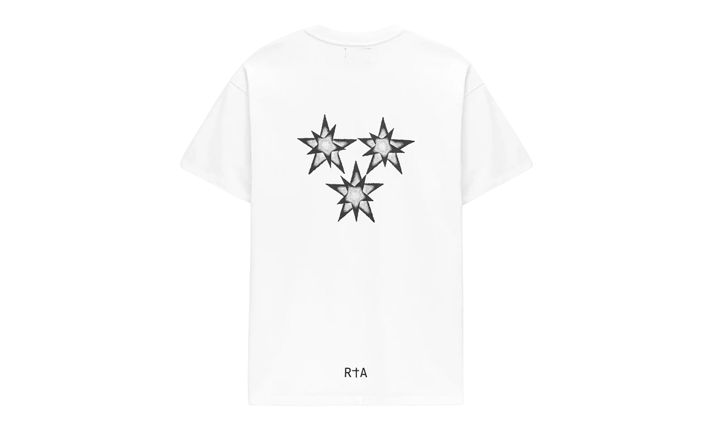Colin Oversized Short-Sleeve Tee "White Smoky Stars" MEXOK911 T1322WTSST
