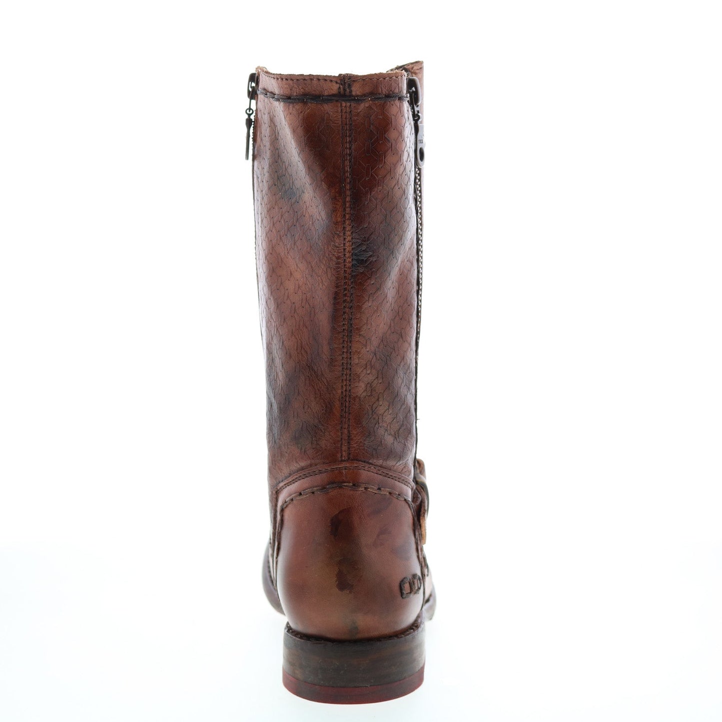 Bed Stu Hustle S F321143 Womens Brown Leather Zipper Casual Dress Boots