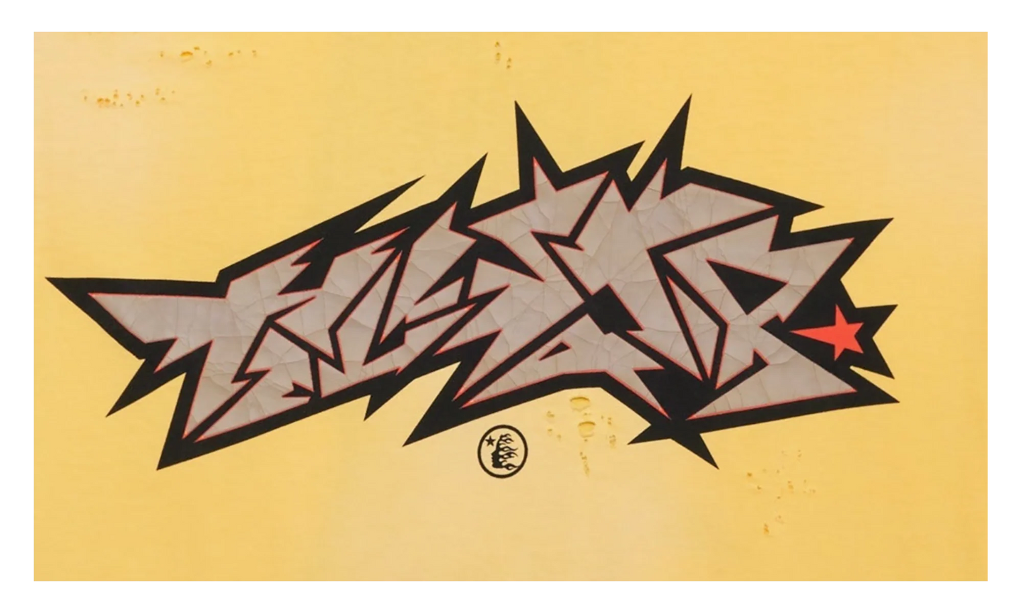Crack Print Tee "Yellow" HSR205